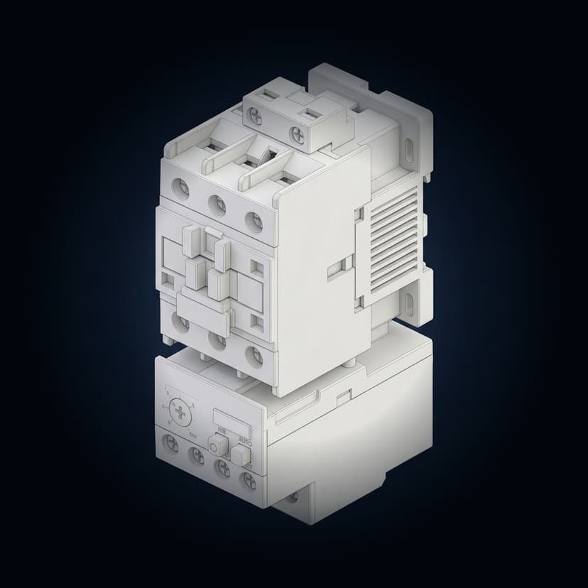 Industrial Power Contactors & Thermal Overload Relays